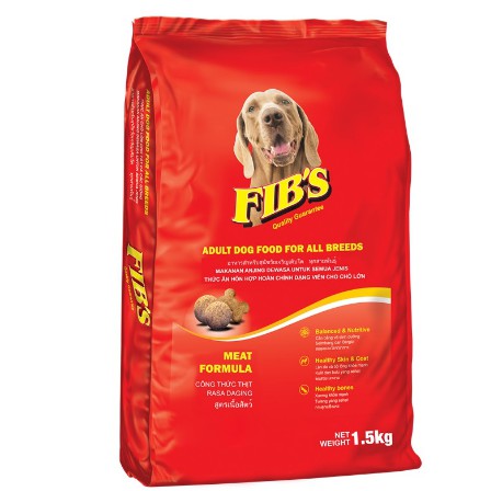 [1.5kg💯] Thức Ăn Cho Chó Mèo Trưởng Thành Ganador Fib's Adult Meat Formula (Vị Thịt Hấp Dẫn) 1.5kg