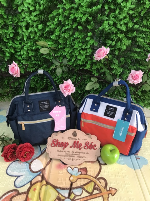 Túi xách, Balo bỉm sữa SKIDS Heine mini cho mẹ và bé