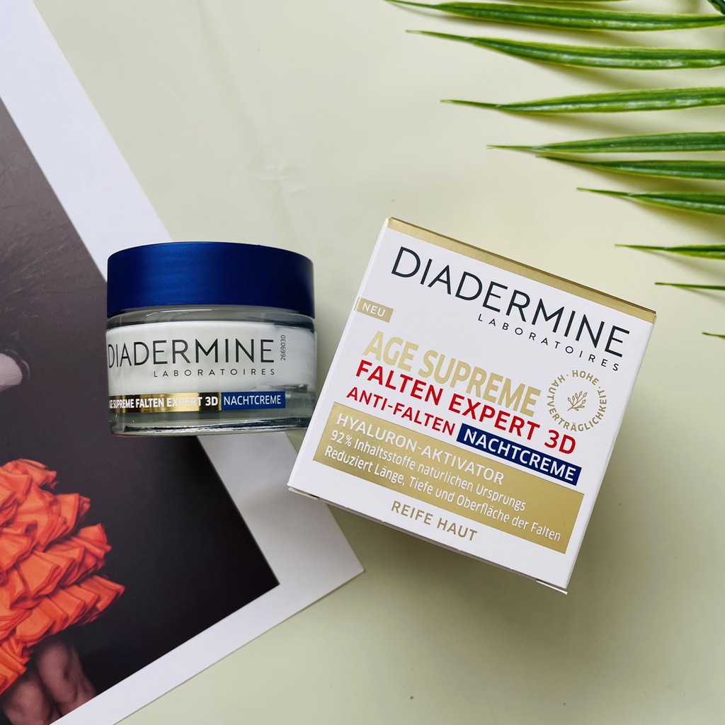 [Có sẵn] Kem dưỡng da ban đêm Diadermine -hộp 50ml (nội địa Đức)