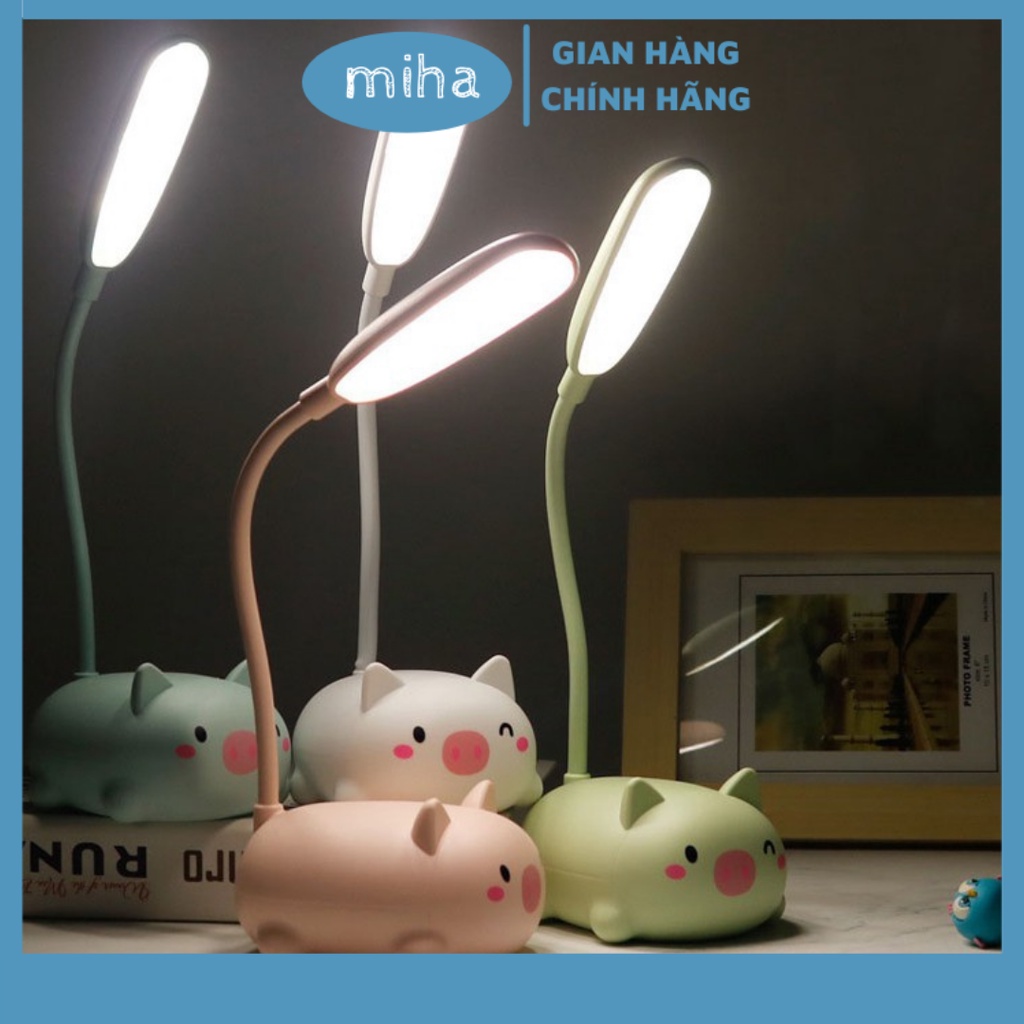 Đèn LED để bàn hình thú dễ thương sạc pin tiện lợi