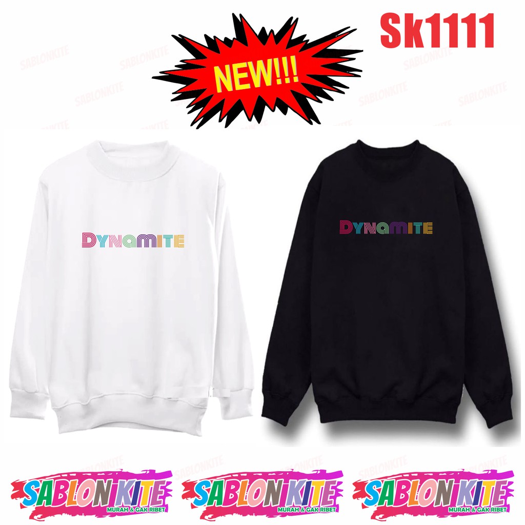 !! Áo hoodie SWEATER BTS DINAMITE SK11 UNISEX