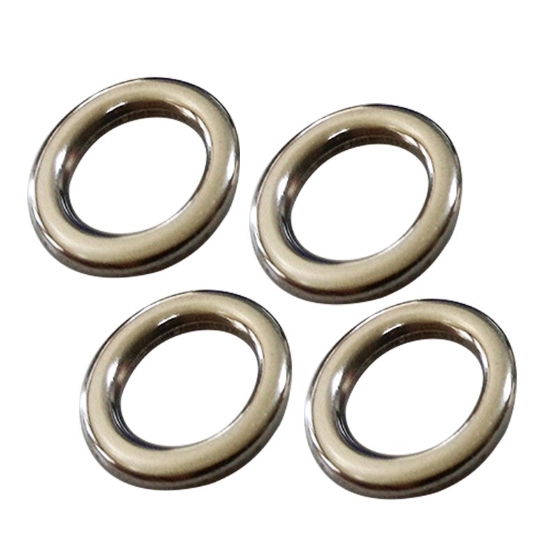 Solid ring jigging fishing accessories the best 304 stainless steel very large test