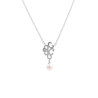 Dây chuyền bạc Pattern Pearl