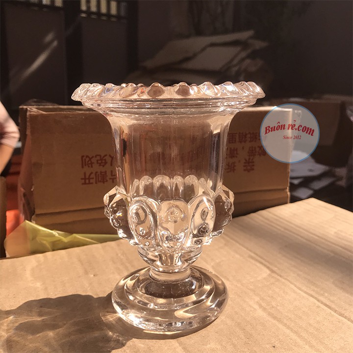 Ly bày phật thủ thủy tinh, cắm hoa độc đáo cao cấp sang trọng, tinh tế 00952/00953 - Buôn Rẻ