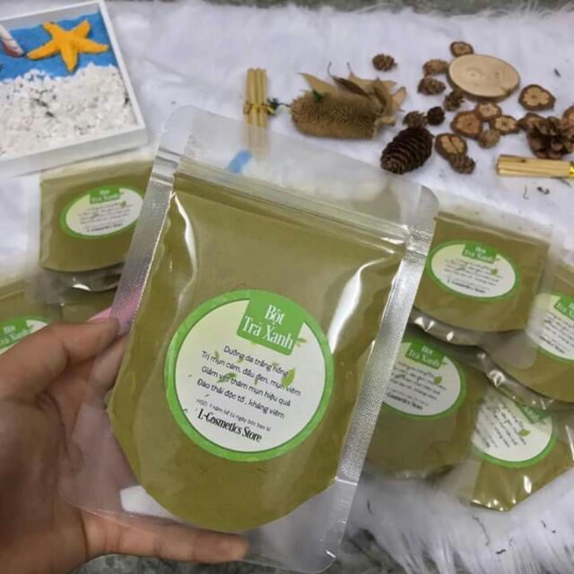 Bột Trà Xanh Nguyên Chất 100g