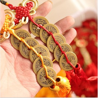 Combo 3 Dây đồng xu ngũ đế - Trang trí tết - chuỗi đồng tiền may mắn - chuỗi dây đồng xu ngũ đế ( 5 đồng)