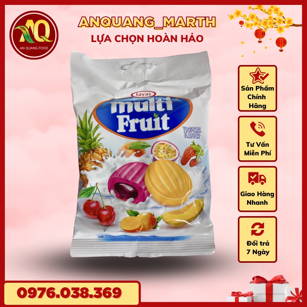 Kẹo trái cây ANQUANG_MARTH, kẹo nhập khẩu Thỗ Nhĩ kỳ gói 90gr và 300gr thumbnail