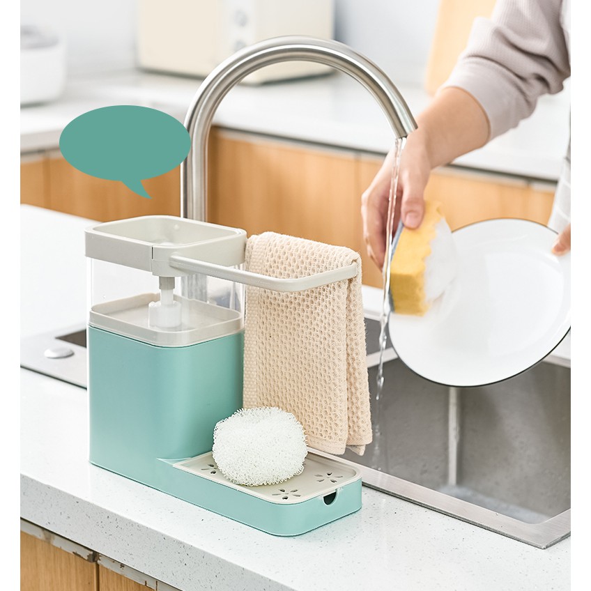 Hộp đựng nước rửa bát thông minh tiện lợi giúp không gian bếp trở nên sạch đẹp hơn