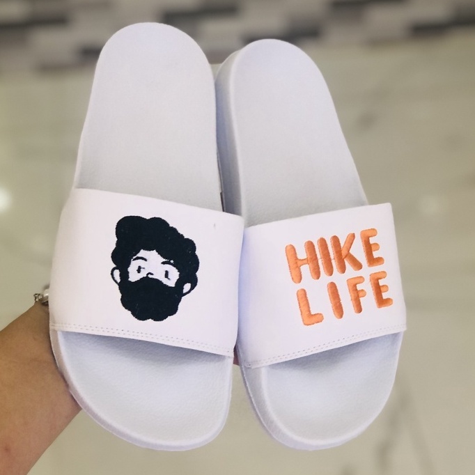 Dép unisex 𝐌𝐋𝐁 𝐇𝐈𝐊𝐄 𝐋𝐈𝐅𝐄 ❤️FREESHIP + Hộp❤️ dép mlb quai ngang thể thao nữ Thêunỗi HIKE-LIKE nhiều màu