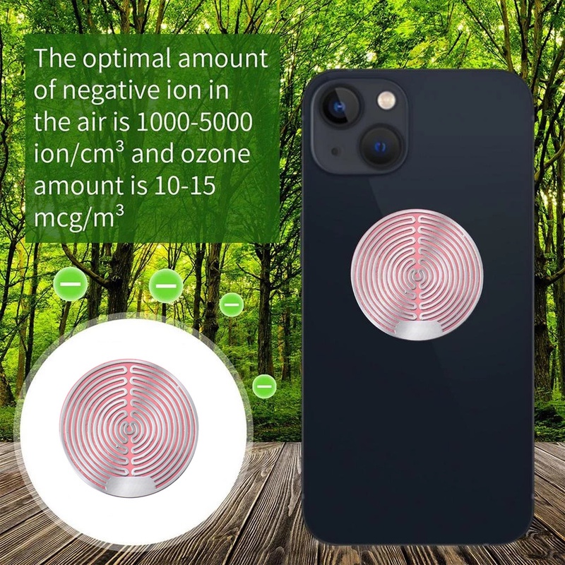 Miếng Dán Bảo Vệ Chống Bức Xạ 24K 5G EMF Bằng Kim Loại Cho Điện Thoại/Máy Tính Bảng/Laptop