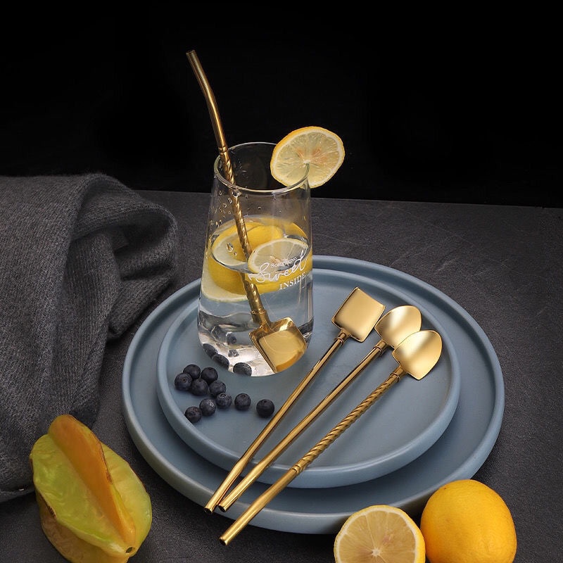 Muỗng Múc Canh Bằng Thép Không Gỉ Thiết Kế Hai Trong Một Đa Năng Sáng Tạo