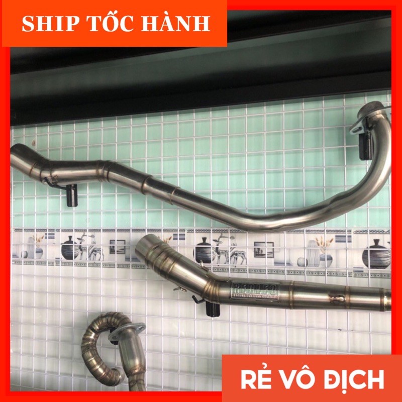 [Freeship] Cổ pô inox 1 khúc Exciter150 cô pô tăng