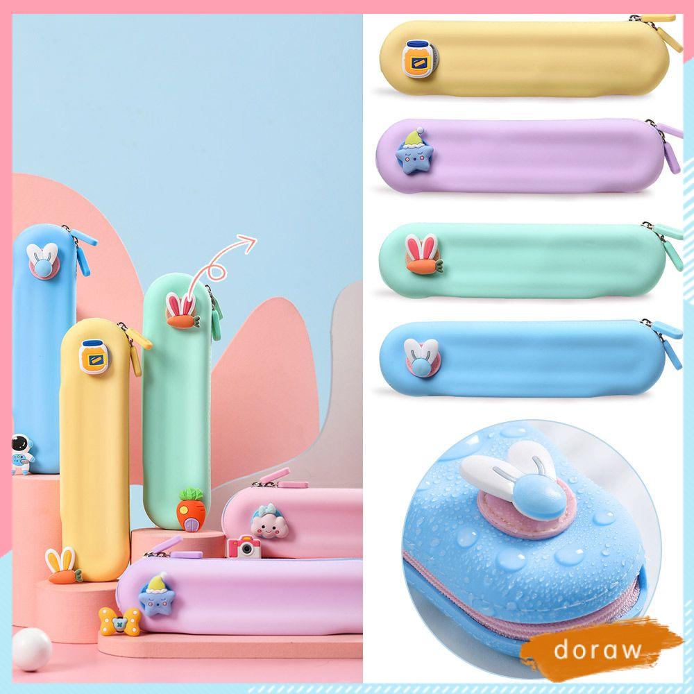 Túi Đựng Bút Đa Năng Họa Tiết Dễ Thương Cho Bé