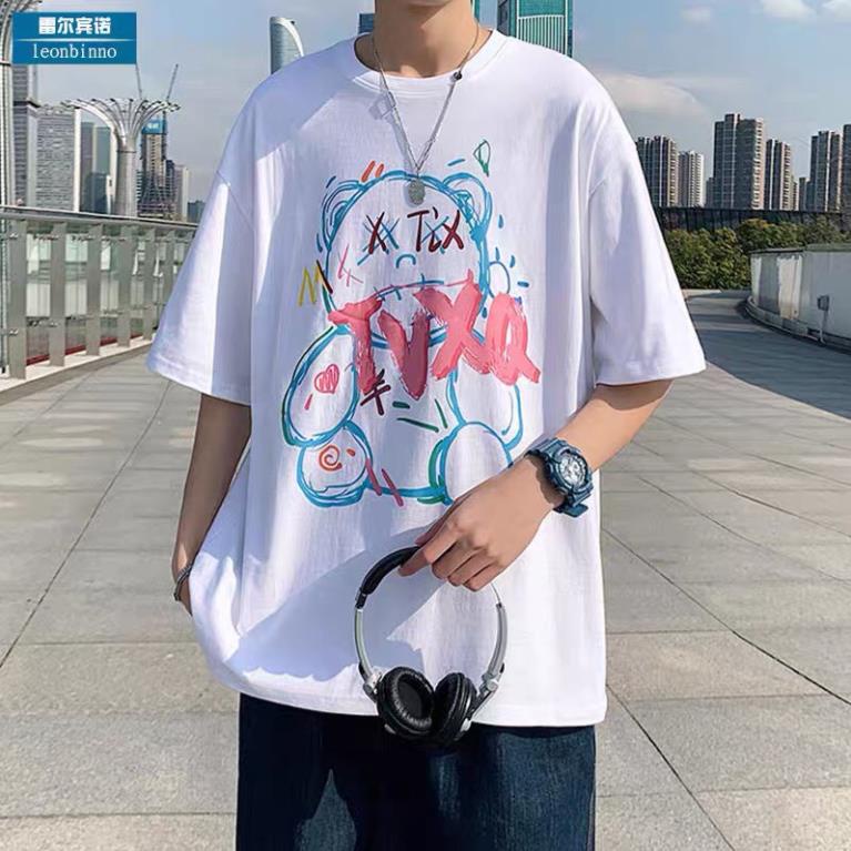 Áo thun unisex KHỔNG HIỀN from rộng cổ tròn tay lỡ freesize 38-70kg hot trend 2021