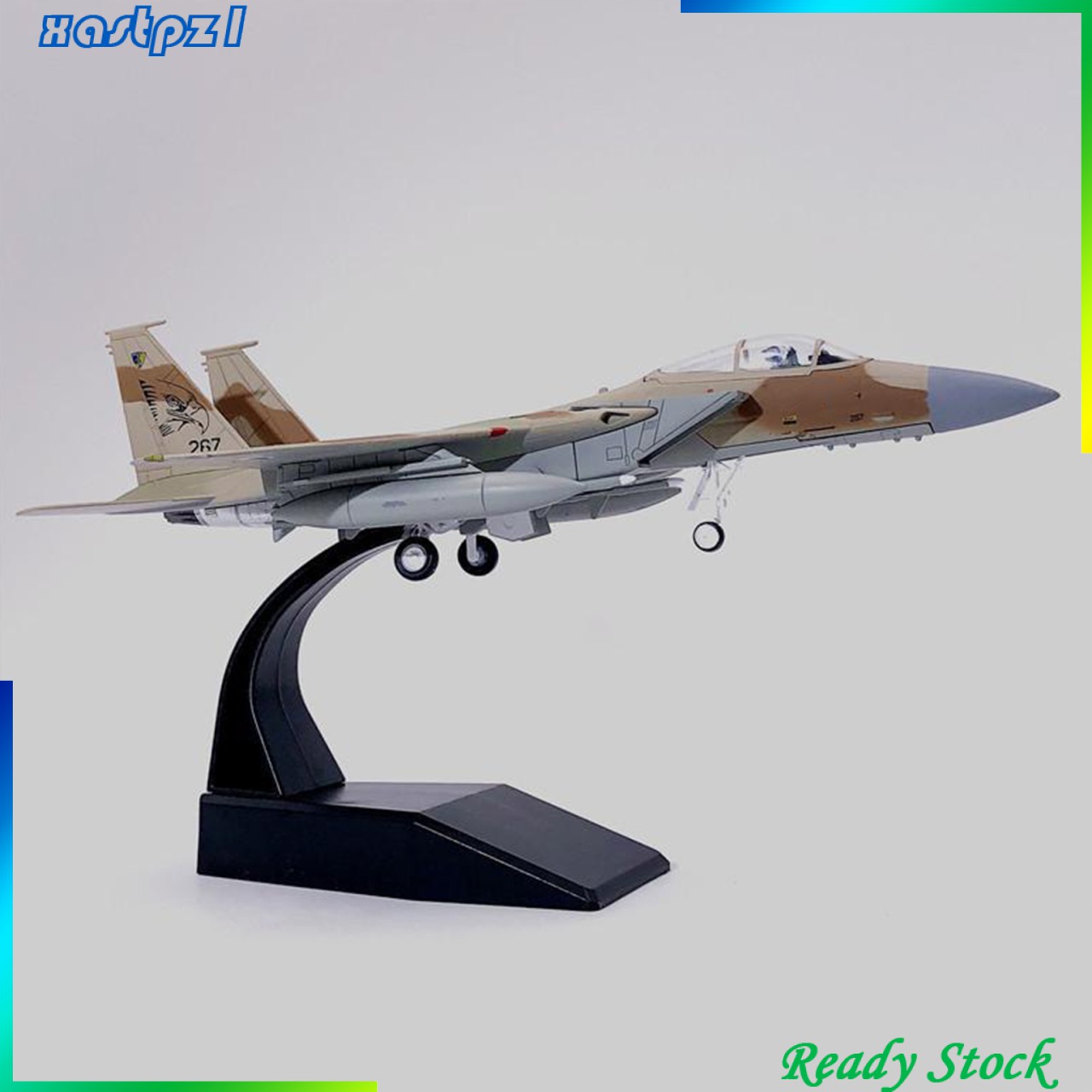 AIRCRAFT MODEL Mô Hình Máy Bay Chiến Đấu Israel F15 Tỉ Lệ 1 / 100