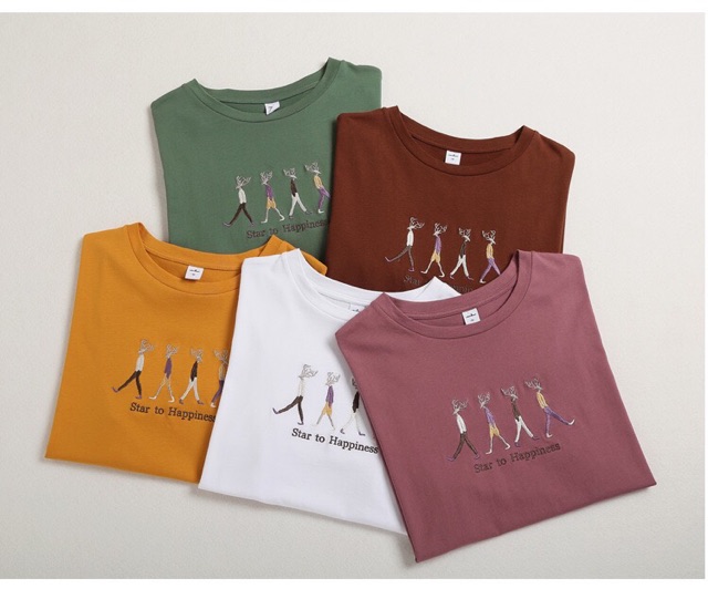 Áo thun tay ngắn phom rộng