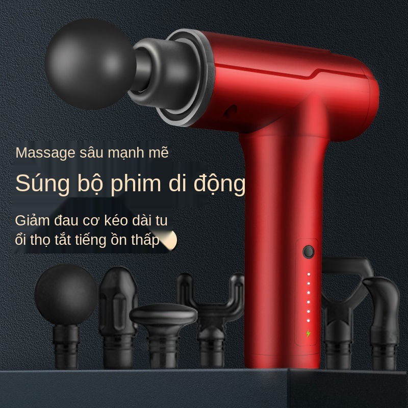 Máy giãn cơ sâu bằng súng Fascia của Đức massage điện tại nhà đa chức năng tập thể dục chân chống sốc toàn thân