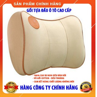 [HÀNG CAO CẤP]  Gối tựa đầu ô tô,xe hơi chất liệu Cao Su Non Cao Cấp-SIÊU ĐÀN HỒI