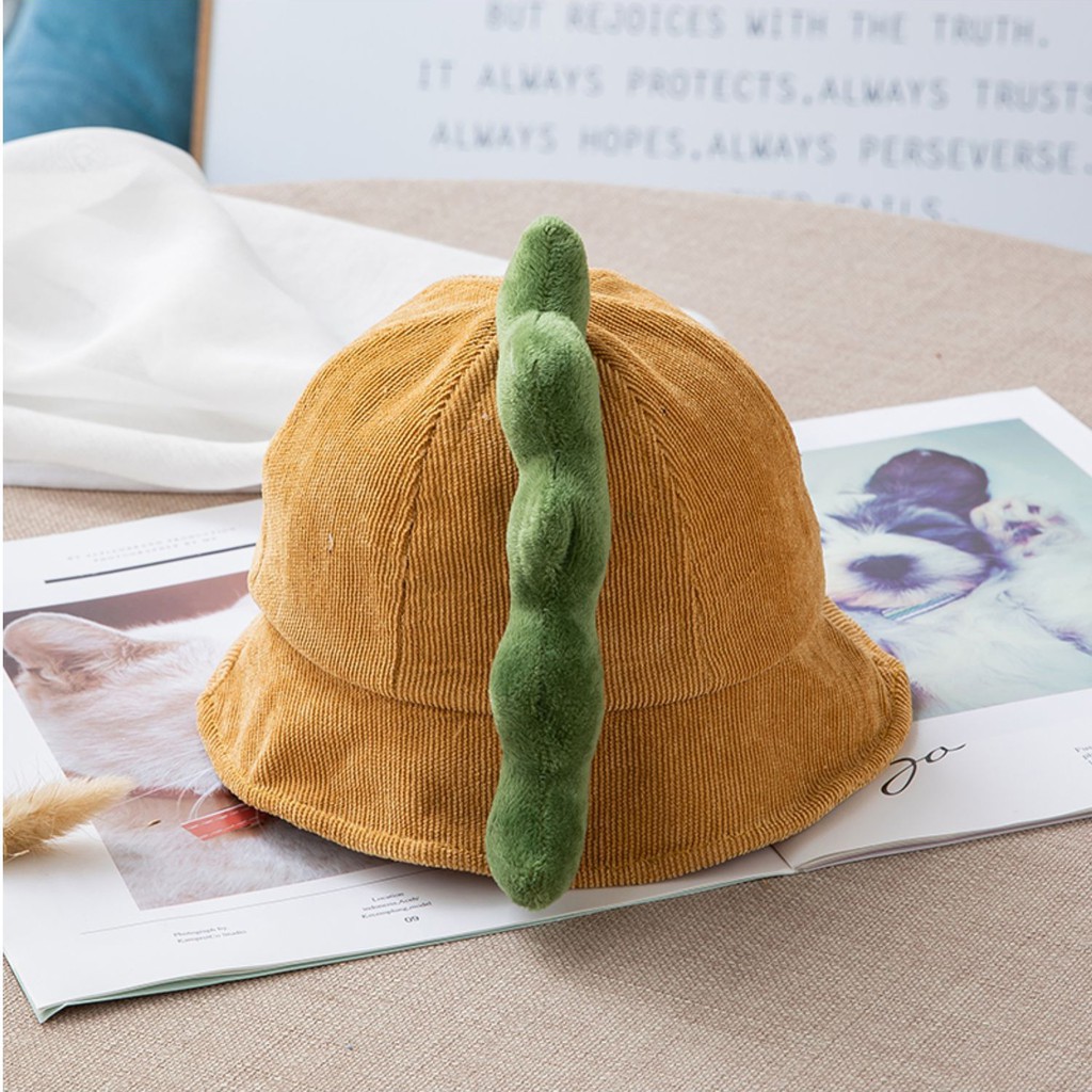 Nón khủng long nhung ngộ nghĩnh cho bé yêu