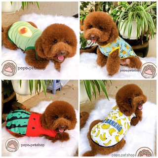 Áo Ba Lỗ Cộc Tay Mùa Hè Cho Chó Mèo Thú Cưng