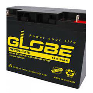 Ắc quy kín khí globe 12v 20ah dùng cho loa kẹo kéo
