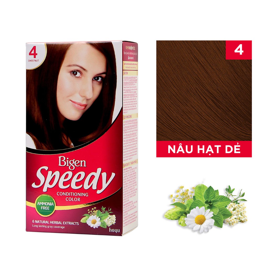 Thuốc Nhuộm Tóc Bigen Speedy Conditioning Color 80g Hasaki Sản phẩm chính hãng