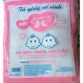Com bo 10 tã giấy sơ sinh hiền trang