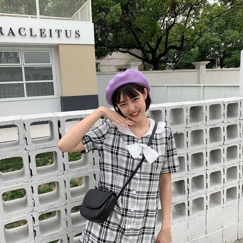 Nón Beret Thời Trang Retro Nhật Hàn Dành Cho Nữ