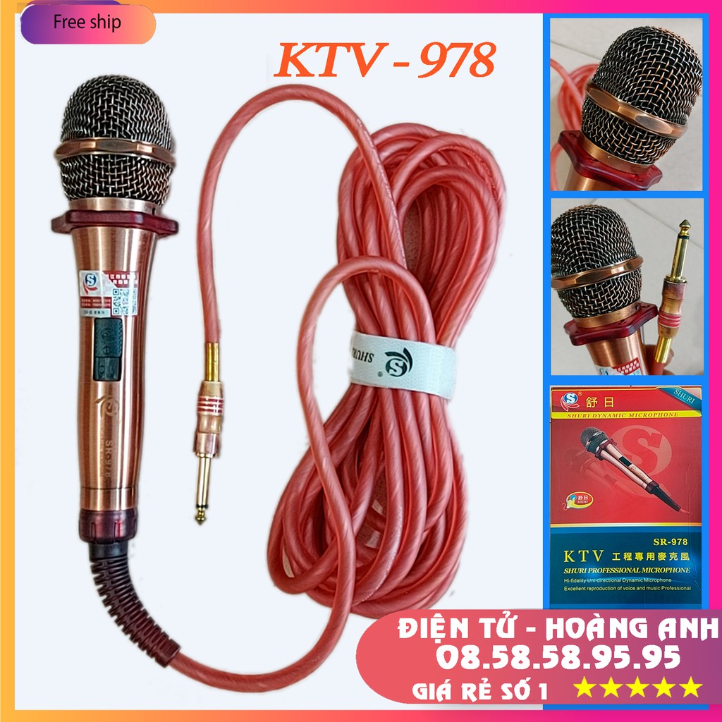 Mic dây KTV SR688