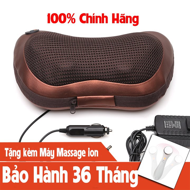 -Gối Matxa Hồng Ngoại Mới 8 Bi Đa Năng-[BH: 1 Đổi 1],