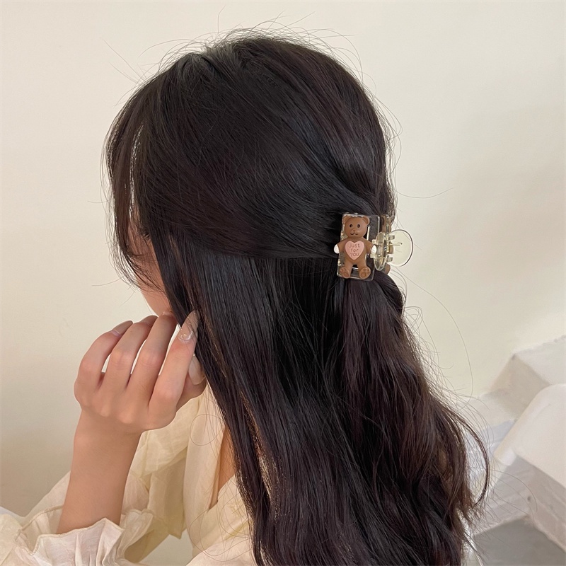 Kẹp Tóc Hình Trái Tim / Gấu Dễ Thương Cho Bé Gái