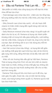 Dầu xả Penten 450 mL- Thái Lan