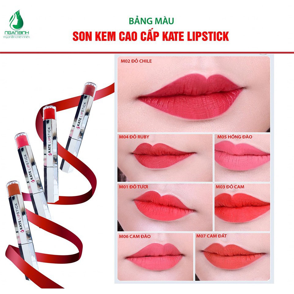 Son Kem lipstick Ngân Bình [không chì, lên màu siêu đẹp]