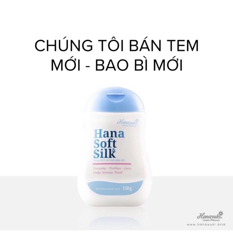 [Giả hoàn tiền] Combo 10 chai Dung dịch vệ sinh Hanayiki hana Soft silk