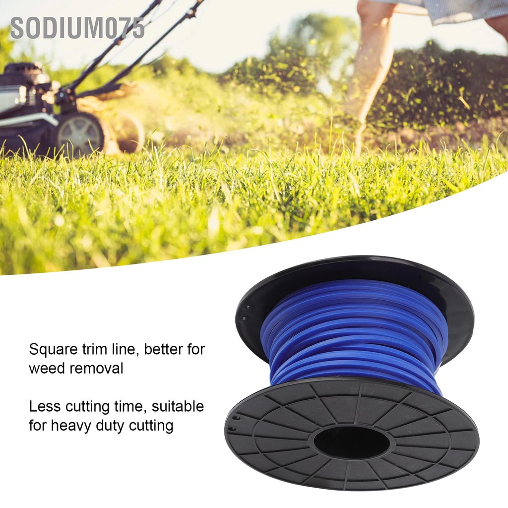 Sodium075 Dòng tông đơ 4 0mm Công cụ phụ trợ máy cắt trường vuông cho Husqvarna 30M Blue
