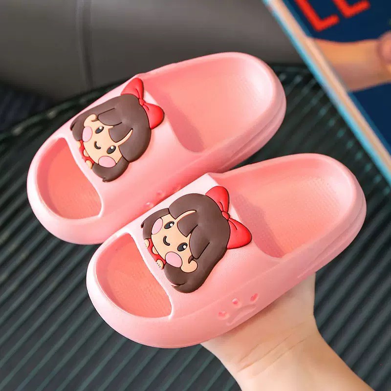 Dép bé gái dép bánh mì dép lê dép đi trong nhà siêu kute