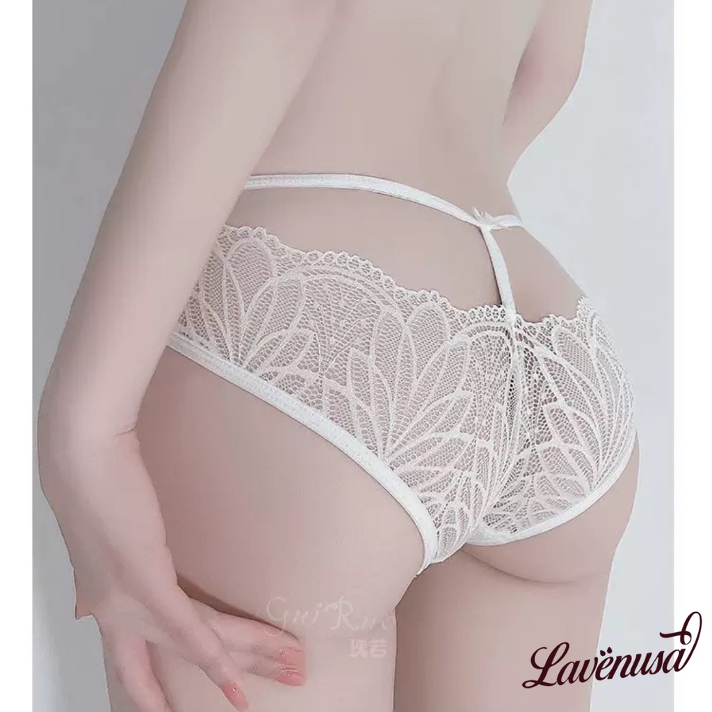 Quần lót nữ ren xuyên thấu quyến rũ cao cấp mềm mại gợi cảm LAVENUSA QL39