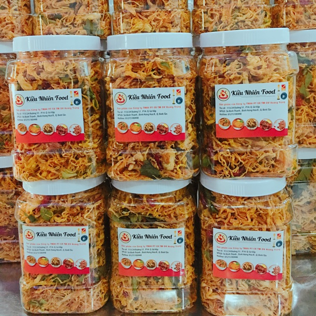 1kg Khô gà lá chanh loại 1