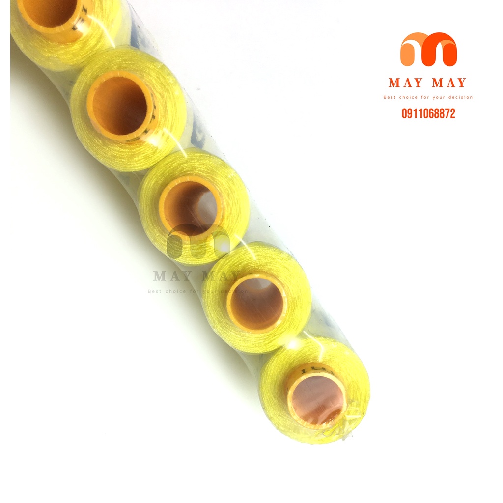 Chỉ may mặc nhiều màu CHỈ GITAI cuộn nhỏ 400m combo 1 vĩ 10 cuộn