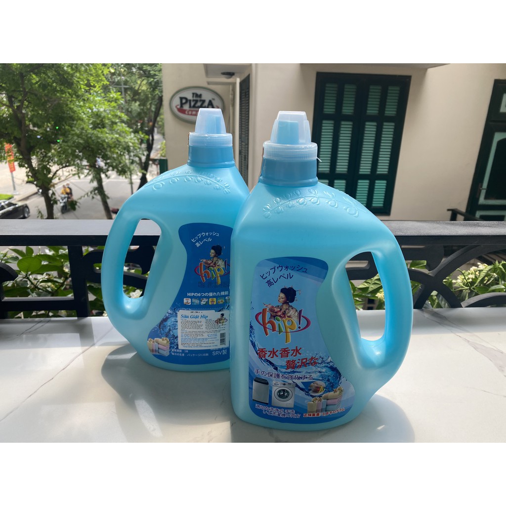 {SALE} Nước giặt xả Hip hương hoa anh đào 3,8L