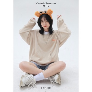 〰️ áo nỉ v-neck sweater