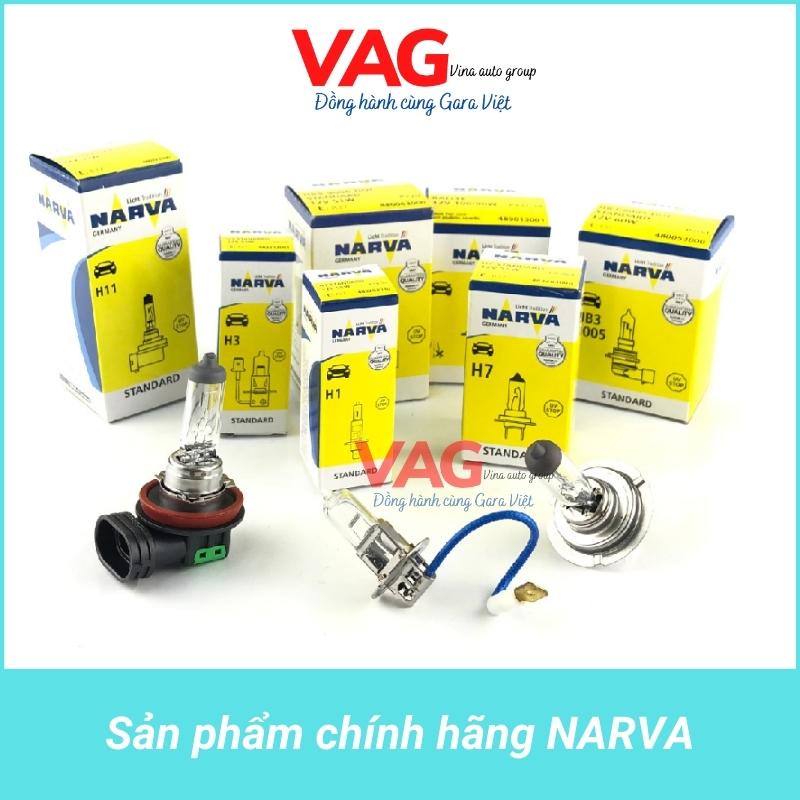 [Chính hãng] Bóng đèn pha NARVA H1 12V 55W chính hãng của Đức