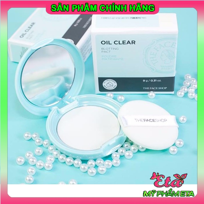 Phấn phủ nén kiềm dầu TFS Oil Clear Pact SPF30/PA++ The Face Shop