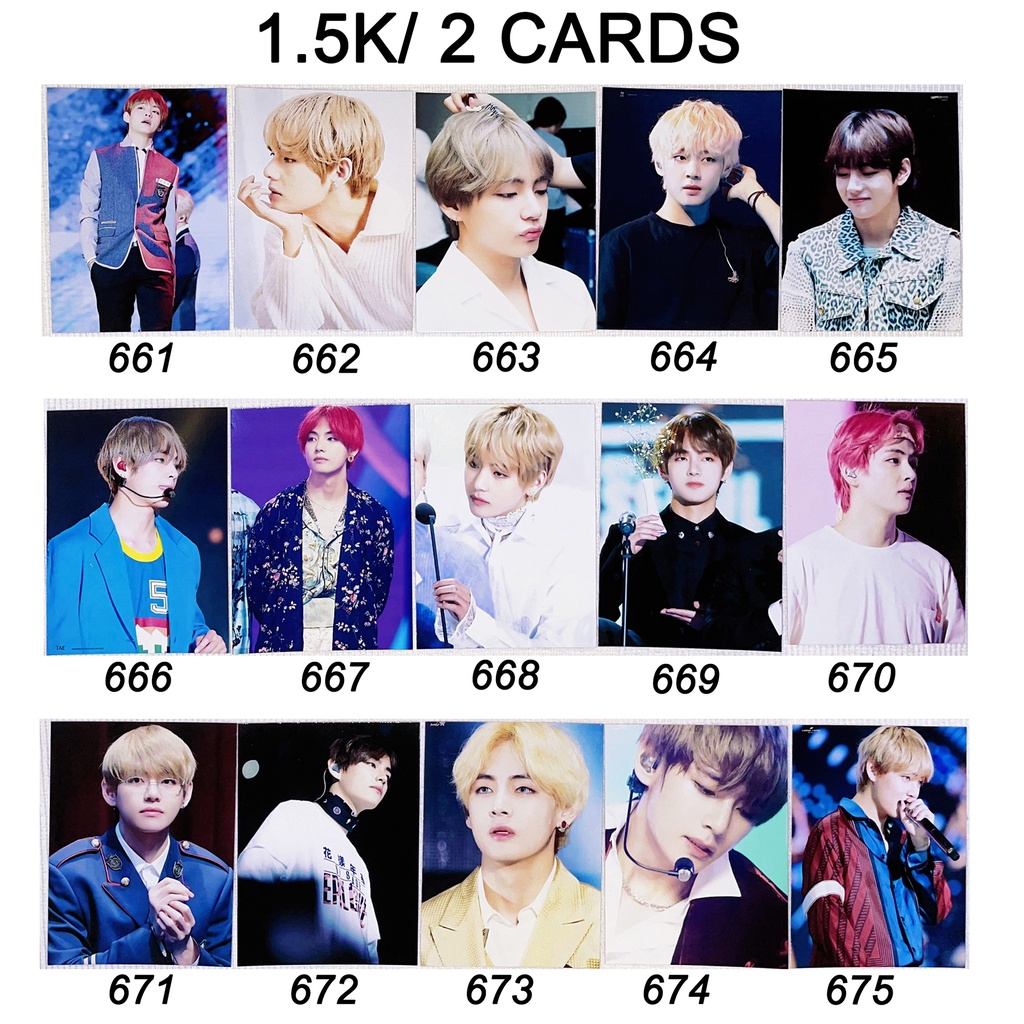 Sale set hình V BTS giá rẻ 5