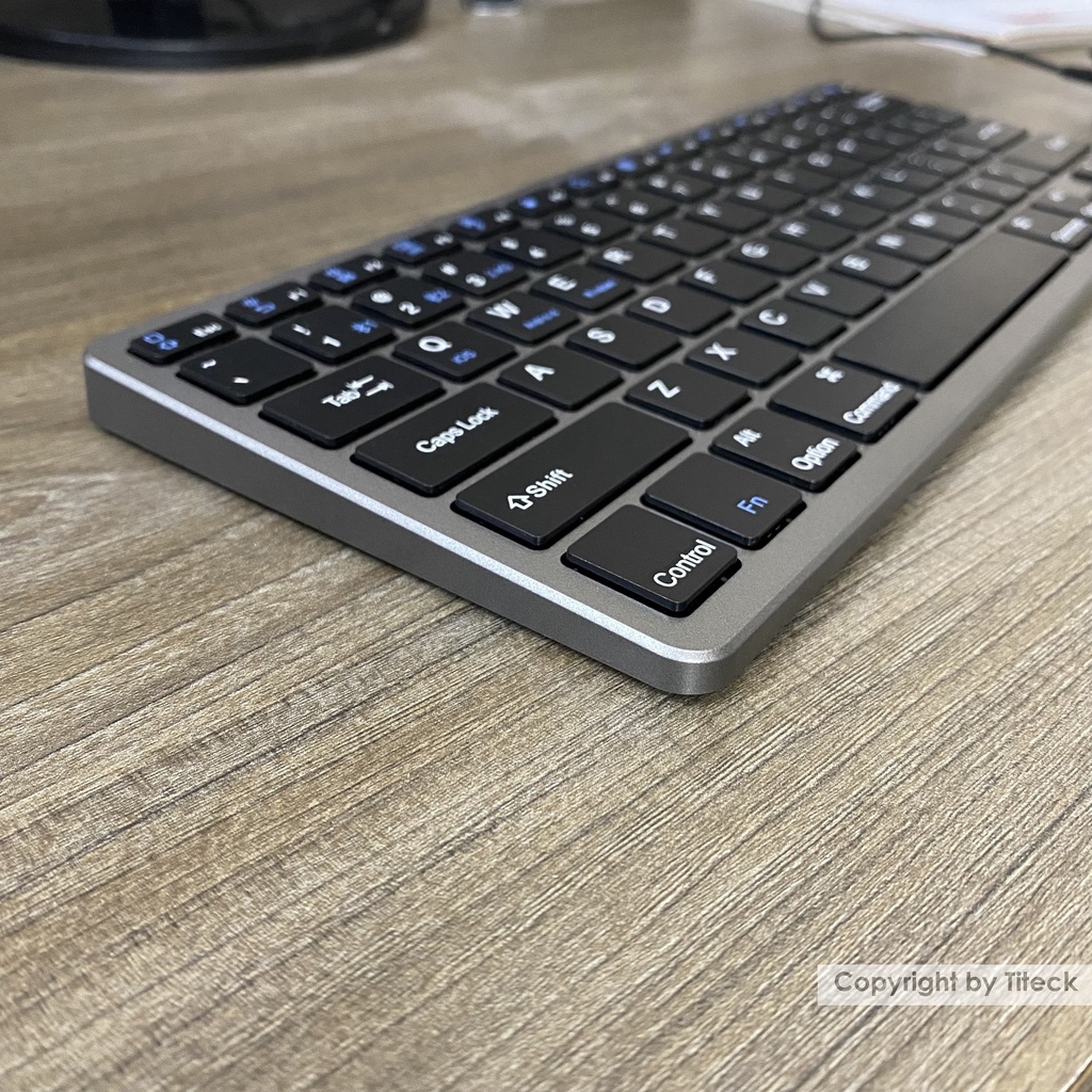Bàn phím không dây mini cao cấp đa kết nối Bluetooth 5.0 + 3.0 + USB Wireless 2.4G dùng cho nhiều thiết bị