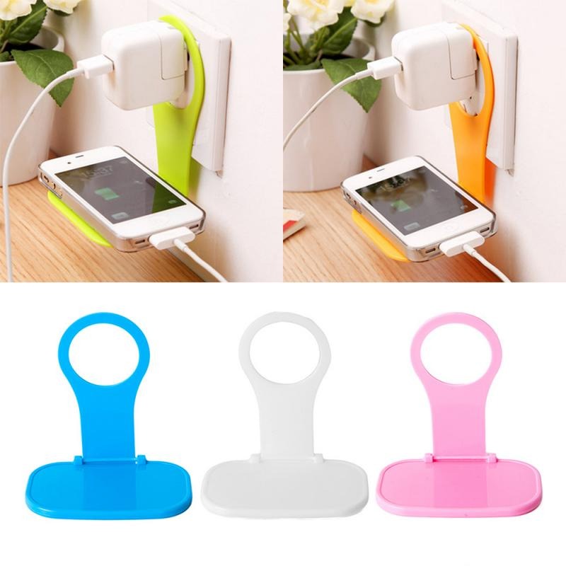 Mobile Giá Đỡ Điện Thoại Khi Sạc Pin Gắn Tường Gấp Gọn Tiện Lợi