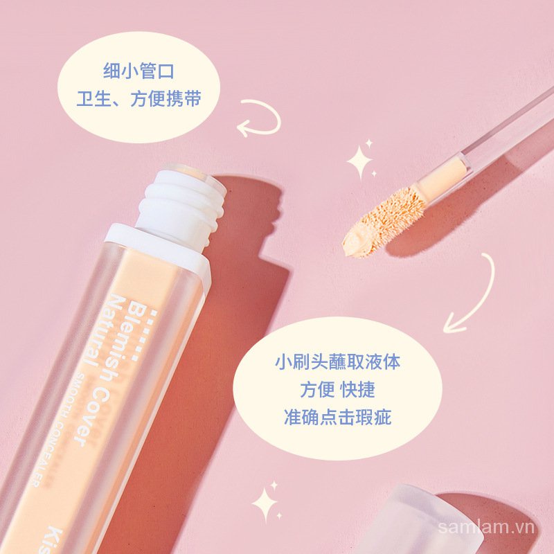 [Hàng mới về] Kem Che Khuyết Điểm Kiss Beauty Che Phủ Quầng Thâm Làm Trắng Sáng Da Trang Điểm Lâu Trôi | BigBuy360 - bigbuy360.vn