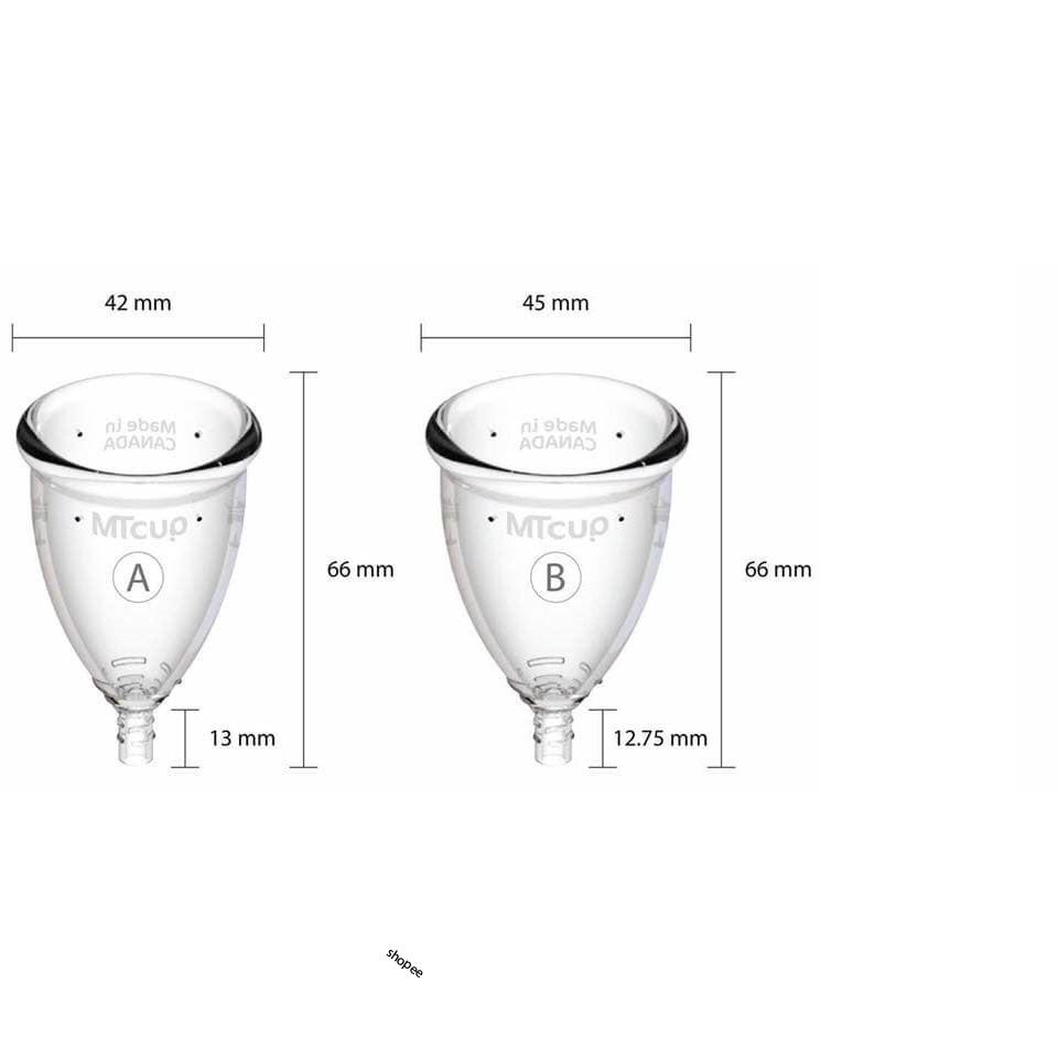 Cốc nguyệt san MTcup kèm cốc tiệt trùng (hàng chính hãng)