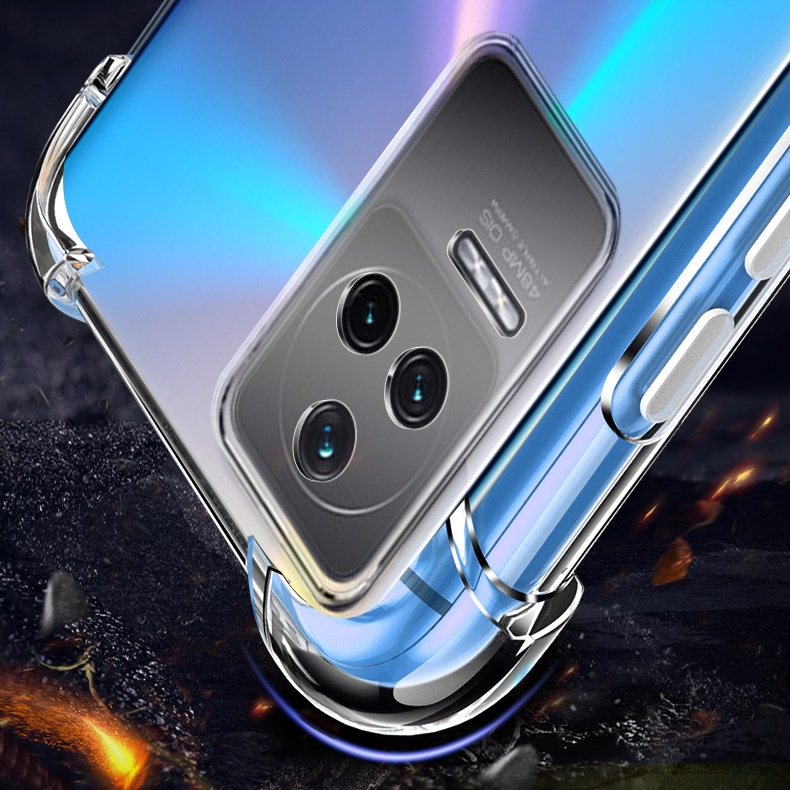 Ốp lưng Redmi K50 dẻo trong suốt lồi 4 góc chống sốc hạn chế ố vàng ôm máy