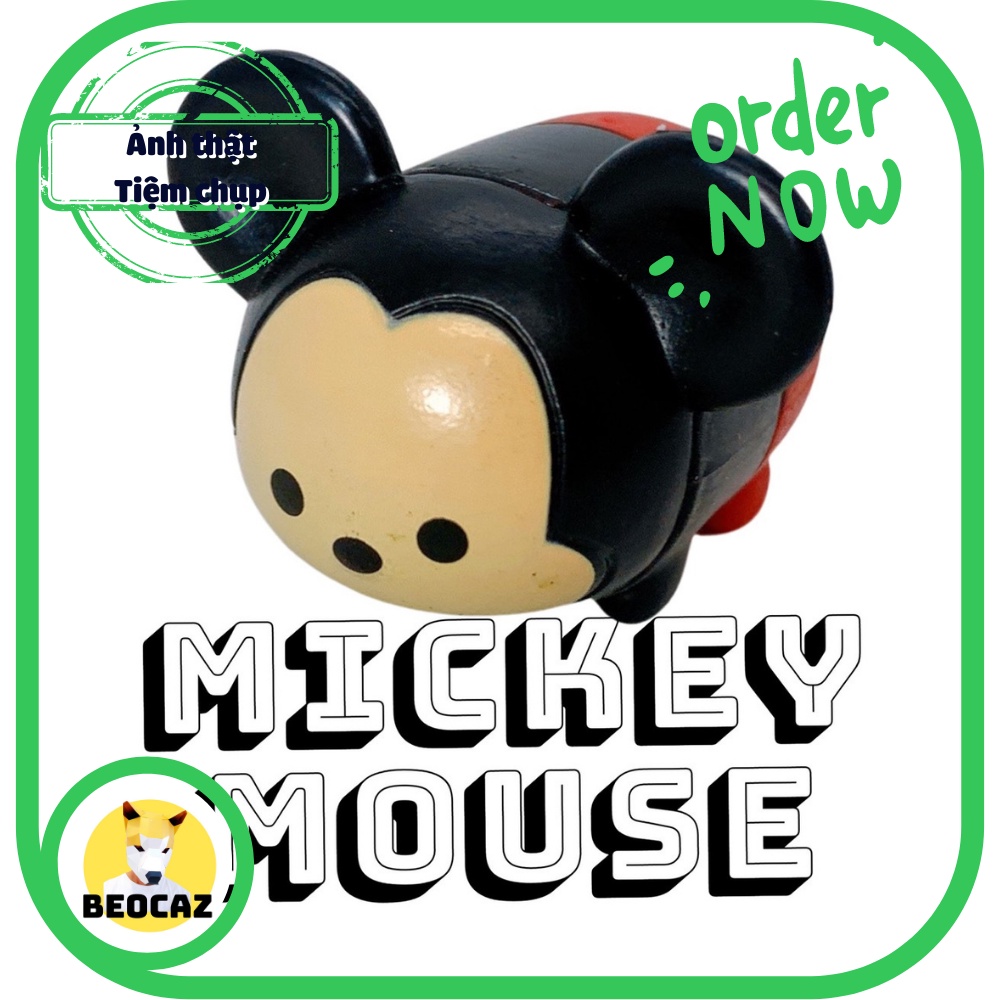 Mô hình Disney Tsum chibi dễ thương Gấu Pooh Mickey Donald Hổ Tigger Chip và Dale Dumbo lợn Piglet size nhỏ trang trí